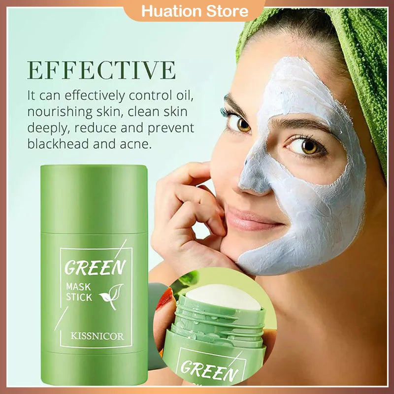 Green Tea Pore Cleansing Stick – Blackhead Remover & Facial Detox Mask (40g)