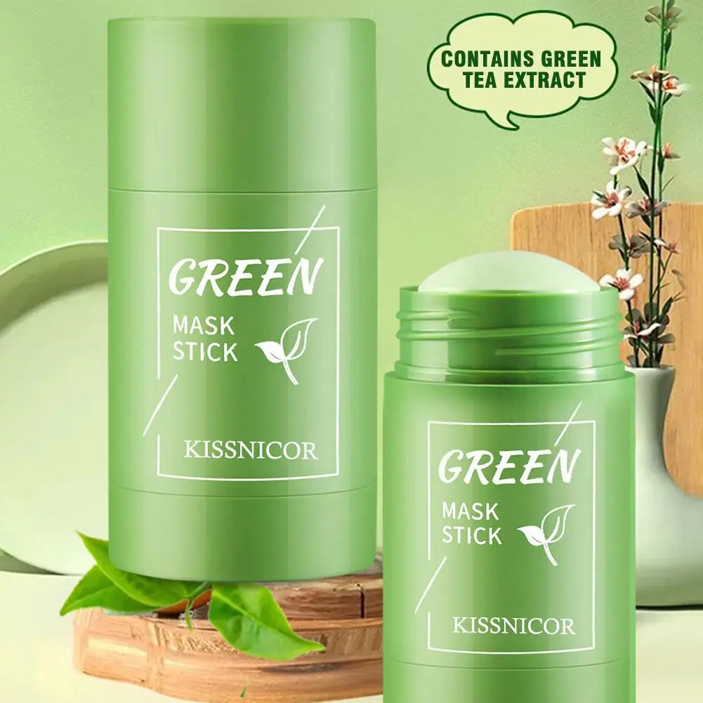 Green Tea Pore Cleansing Stick – Blackhead Remover & Facial Detox Mask (40g)