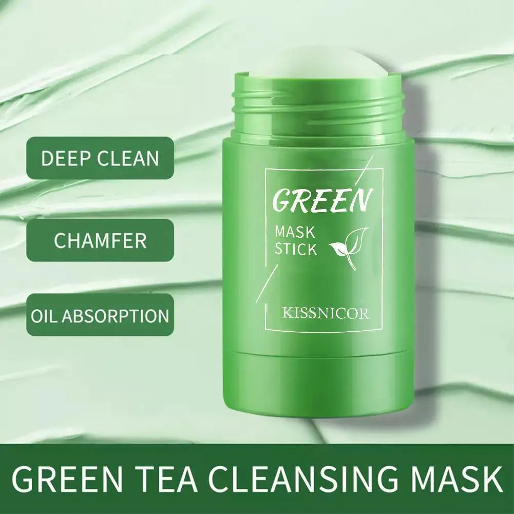 Green Tea Pore Cleansing Stick – Blackhead Remover & Facial Detox Mask (40g)